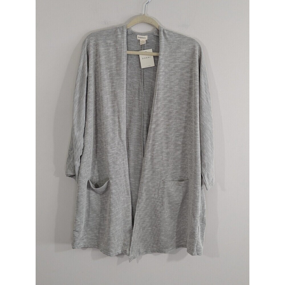 Nwt Anthropologie Donni Cardigan Sweater Womens Gray One Size Casual Ladies - Picture 4 of 10